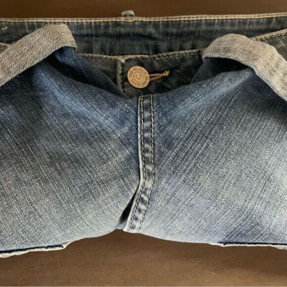 TRUE RELIGION Cassie Rolled Denim Jean Shorts Size 30 - Picture 10 of 16